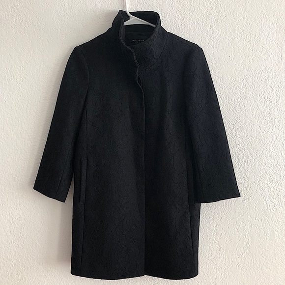 Ann Taylor Jacket Detail 3/4 Sleeve Button Front - Picture 2 of 12